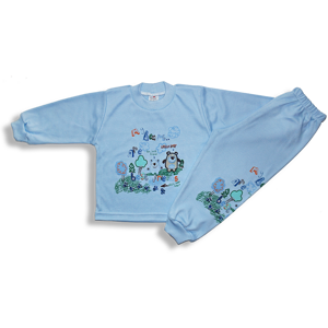BABY´S WEAR Detské pyžamo - BEAR, modré veľkosť: 98