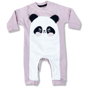 Miniworld Dupačky pre bábätká - Plyšová Panda, ružové veľkosť: 74-80