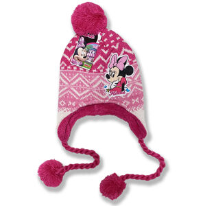 Cactus Clone Detská zimná čiapka - Minnie Mouse, pink veľkosť: 52
