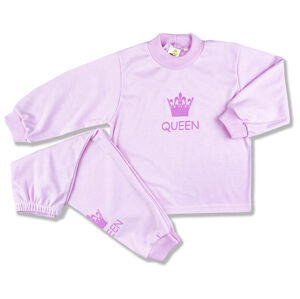 BABY´S WEAR Detské pyžamo - Queen, ružové veľkosť: 92