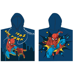 Cactus Clone Detské pončo - Spiderman, tm.modré NEW