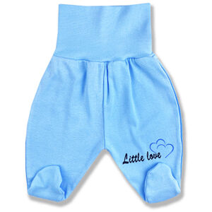 BABY´S WEAR Kojenecké polodupačky - Little love, modré veľkosť: 68