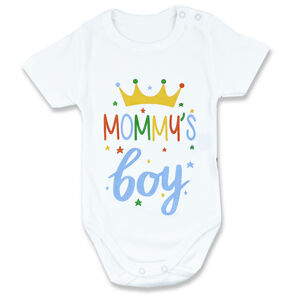 LULLABY Detské body - Mamičkin chlapček veľkosť: 80 (9-12m)