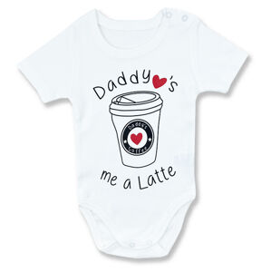 LULLABY Detské body - Otecko potrebuje kávu veľkosť: 80 (9-12m)
