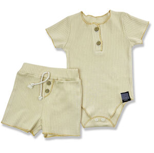 Baby Cool 2dielny letný set pre bábätká- Minimal, béžové veľkosť: 80 (9-12m)