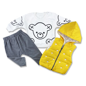 Hippil baby (oblečenie s MALOU VADOU) - 3dielny set pre bábätká veľkosť: 74-80