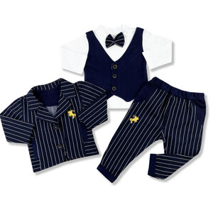 Hippil baby (oblečenie s MALOU VADOU) 3dielny detský set veľkosť: 80 (9-12m)