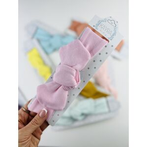 KAYRA baby Nastavitelná čelenka pro miminka a děti- Růžová, 6měs.-6rok
