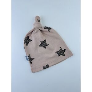 KAYRA baby Chlapčenská čiapka pre bábätká- Hviezda, hnedá 6-18m.