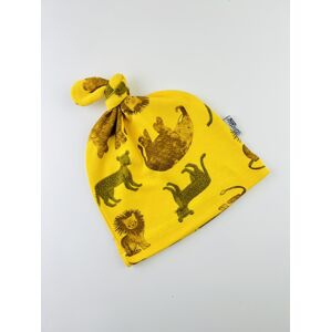 KAYRA baby Chlapčenská čiapka pre bábätká- Safari, žltá 6-18m.