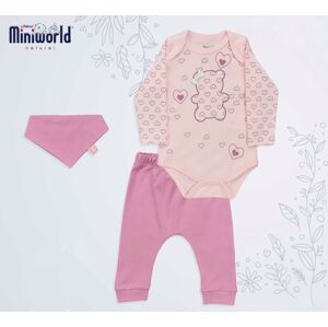 Miniworld 3dielny kojenecký set- Baby Bear veľkosť: 62-68
