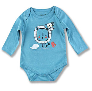 Miniworld Detské body- Little Families, tyrkysové veľkosť: 86 (12-18m)