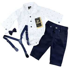 EF Kids 4dielny set pre bábätká- Móda, tmavomodrý veľkosť: 86 (12-18m)