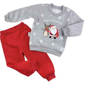 herry baby 2dílný set pro miminka- Happy Christmas veľkosť: 98 (24-36m)