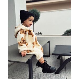 Popshops (oblečenie s MALOU VADOU)Teplý zimný 2dielny set unisex- Bear Exclusive veľkosť: 68 (4-6m)