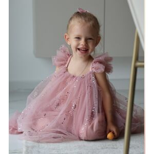 Dolly slávnostné šaty- Princess, ružové veľkosť: 104 (4roky)