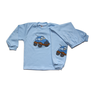 BABY´S WEAR Chlapčenské pyžamo –  CAR, modré veľkosť: 86