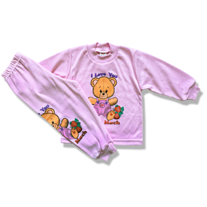 BABY´S WEAR Detské pyžamo - Berry, ružové veľkosť: 116 (6rokov)
