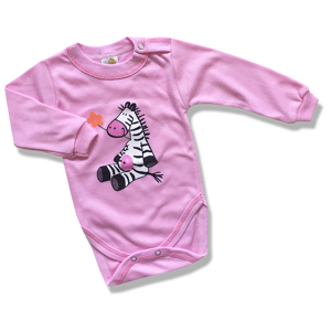 BABY´S WEAR Detské body - EMMA, ružové veľkosť: 80