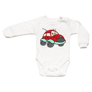 BABY´S WEAR Detské body - AUTO veľkosť: 68 (4-6m)