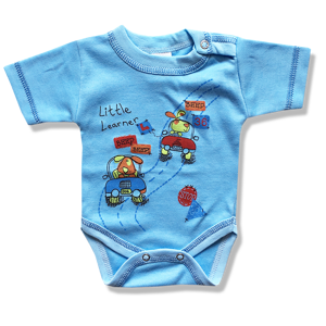 BABY´S WEAR Detské body, krátky rukáv- Beep veľkosť: 80 (9-12m)