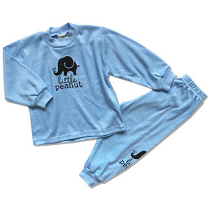 BABY´S WEAR Detské pyžamo –  Slon, modré veľkosť: 104