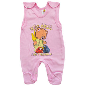 BABY´S WEAR Dupačky pre bábätká - ANGEL, ružové veľkosť: 56 (0-2m)