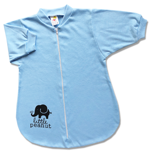 BABY´S WEAR Spací vak pre bábätká - Sloník, modrý veľkosť: 56