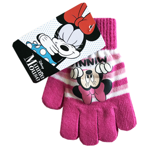 Cactus Clone Detské rukavice - Minnie Mouse pink