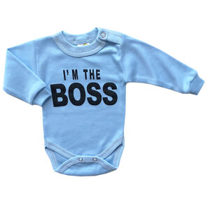 BABY´S WEAR Detské body - I'm Boss veľkosť: 92