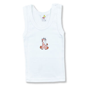 BABY´S WEAR Detské tričko - Žirafa, biele veľkosť: 104