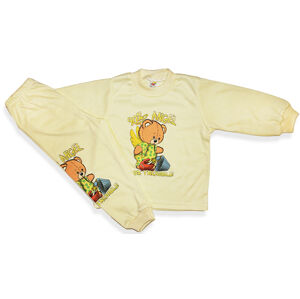BABY´S WEAR Detské pyžamo - ANGEL, žlté veľkosť: 122 (7rokov)