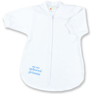 BABY´S WEAR Spací vak pre bábätká - Splnené Prianie, biely veľkosť: 80 (9-12m)