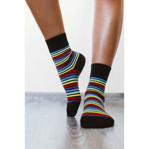 Barefoot ponožky - dúhové 35-38