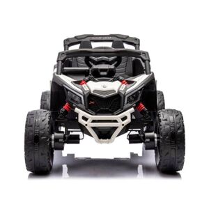 Detská batériová buggy 4x4 v bielej farbe