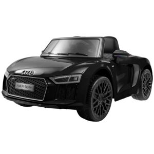 Detské čierne auto AUDI R8 Spyder na batérie